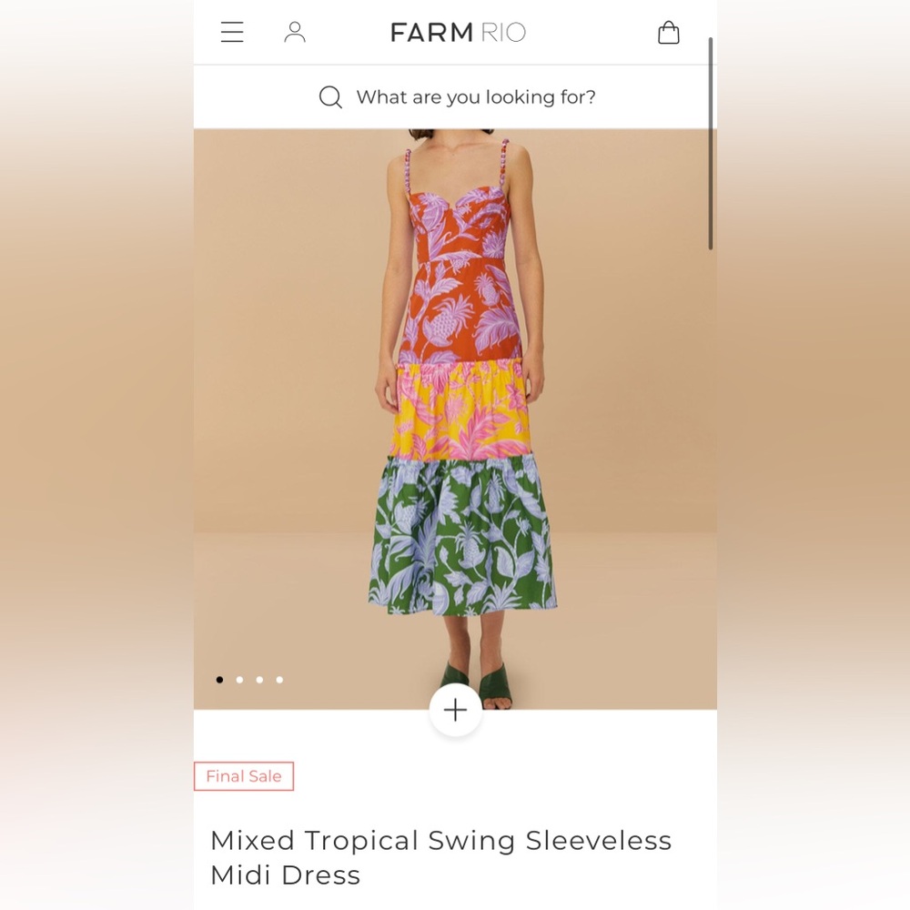 FARM Rio Multicolor Floral Maxi Dress